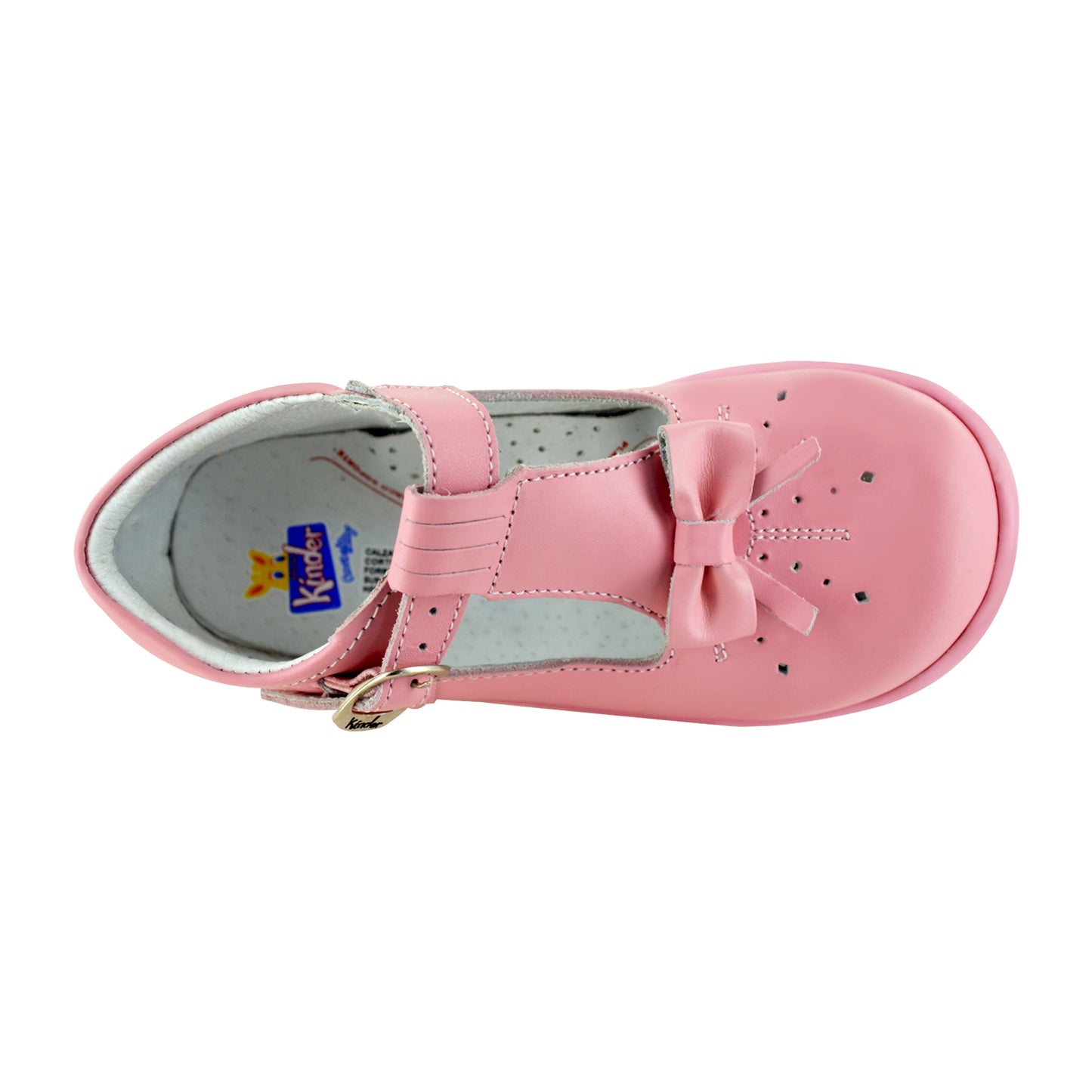 ZAPATO EN PIEL BEBÉ 383 ROSA