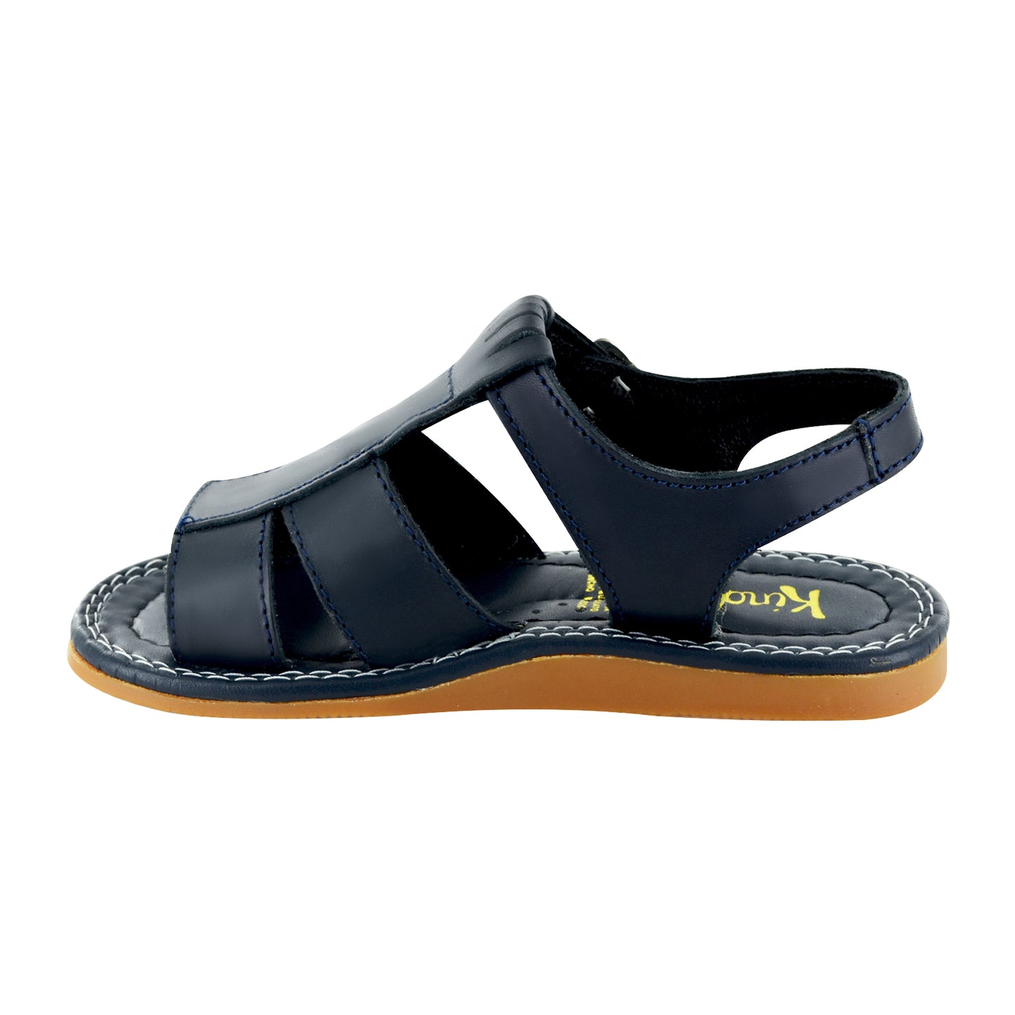 HUARACHE EN PIEL 6002 MARINO