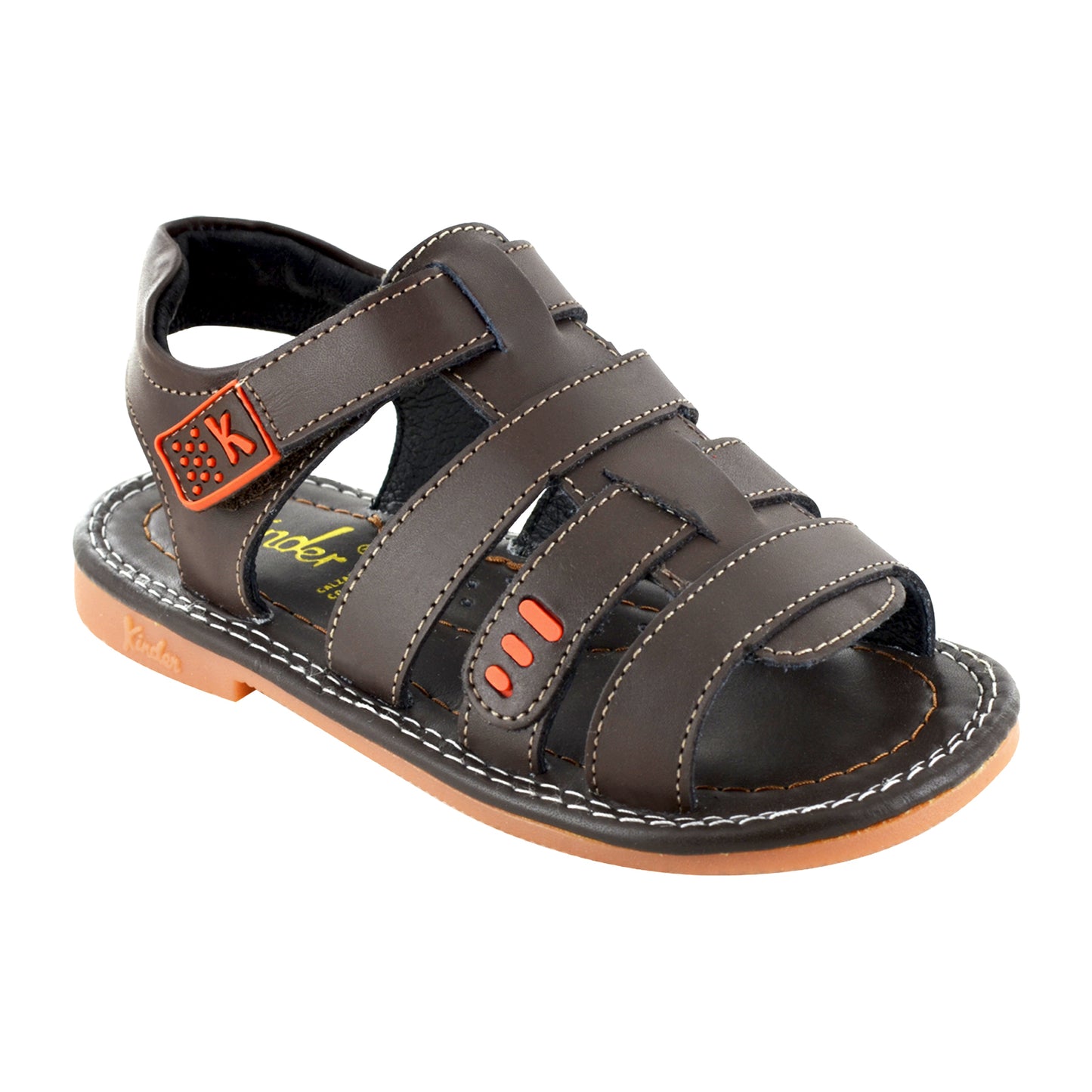 HUARACHE EN PIEL 6111 CAFÉ