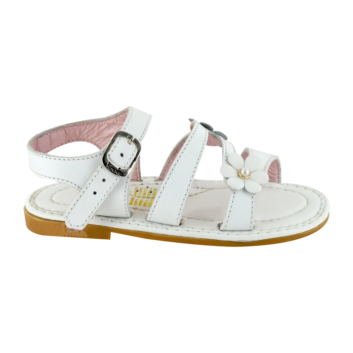 HUARACHE EN PIEL 6615 BLANCO