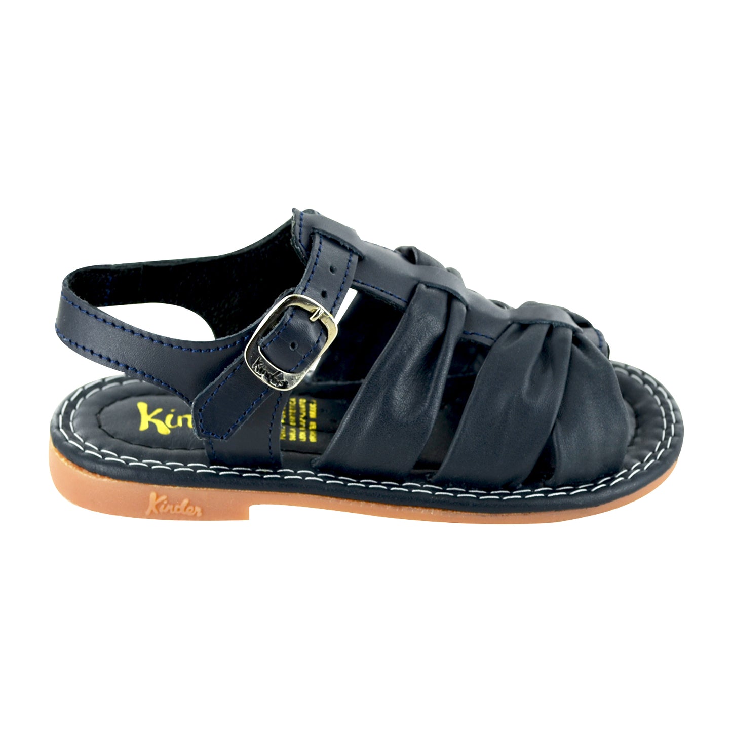 HUARACHE EN PIEL 6645 MARINO