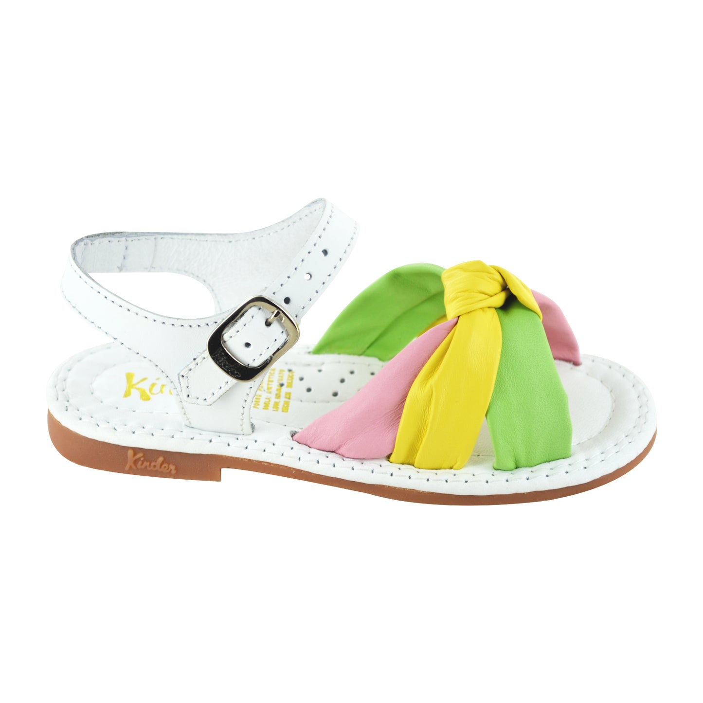 HUARACHE EN PIEL 6647 MULTIPASTEL