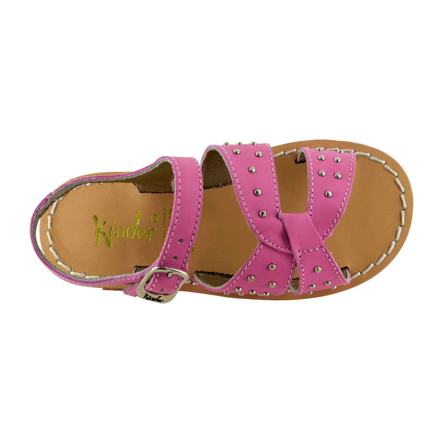 HUARACHE EN PIEL 7234 FUCSIA