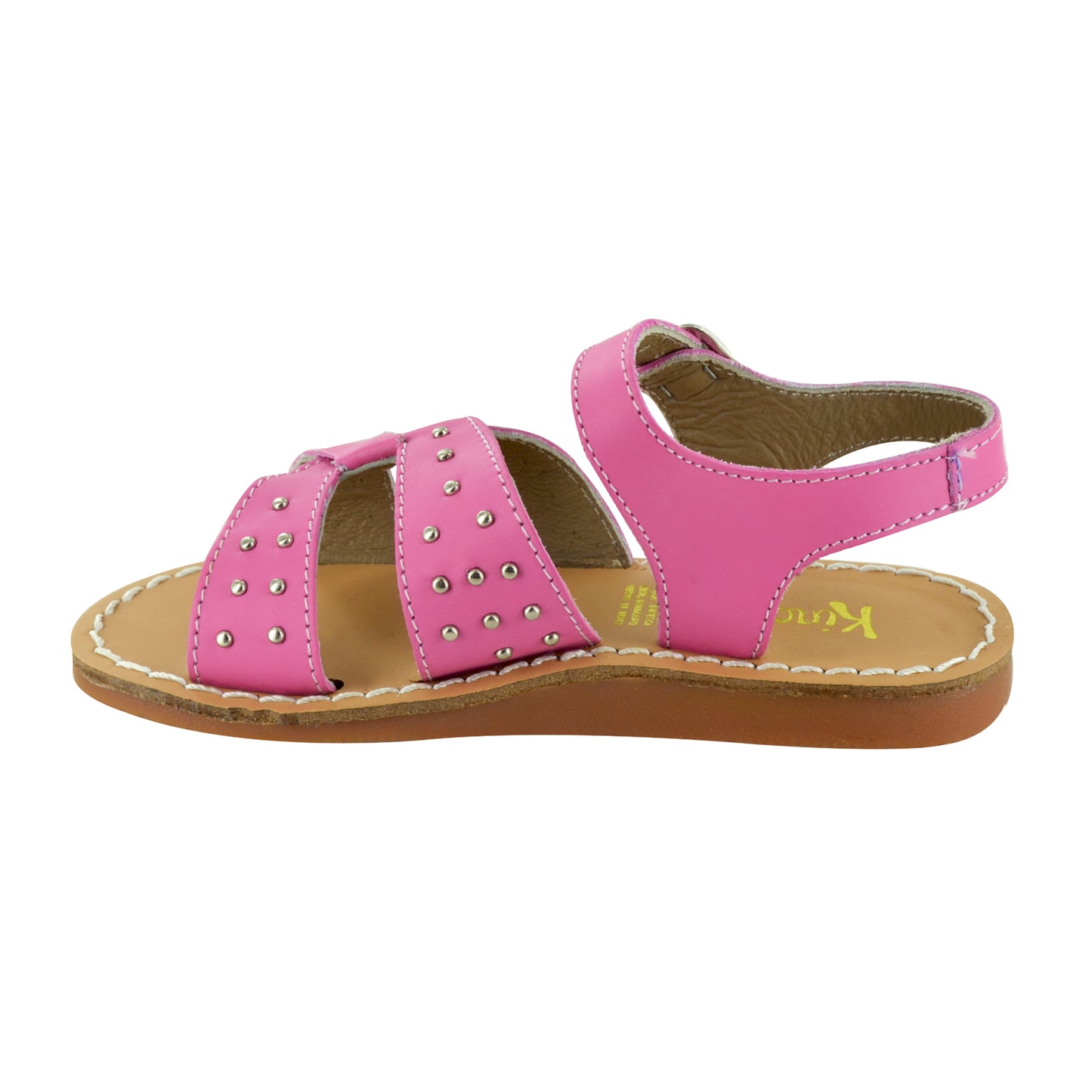 HUARACHE EN PIEL 7234 FUCSIA