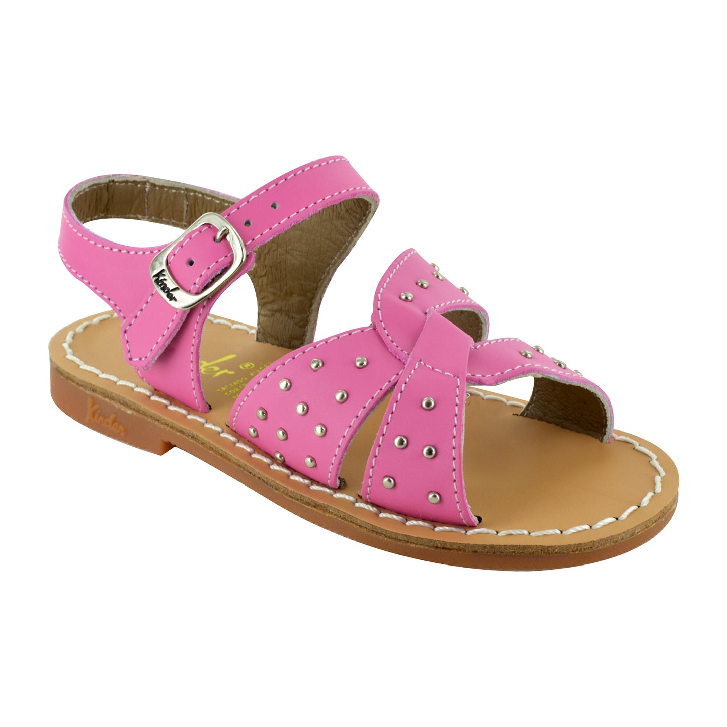 HUARACHE EN PIEL 7234 FUCSIA