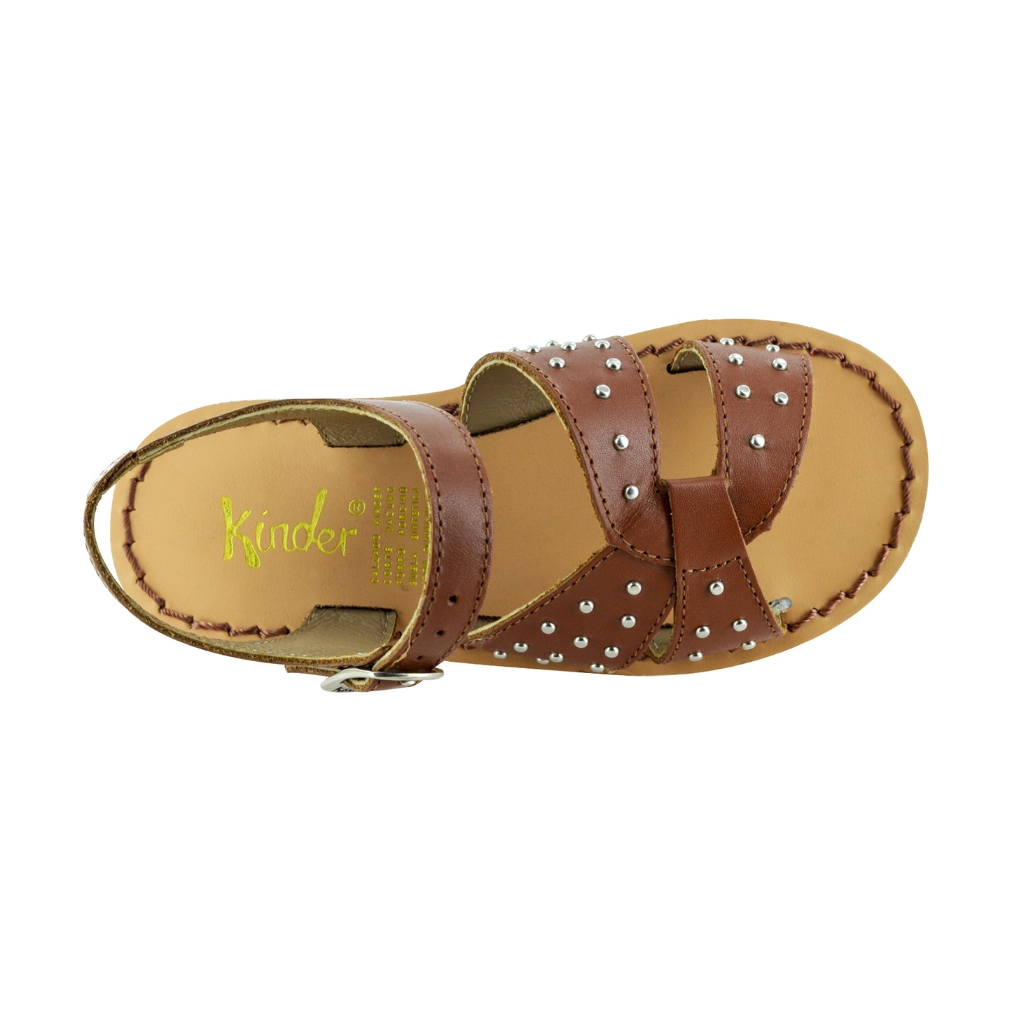 HUARACHE EN PIEL 7234 OCRE
