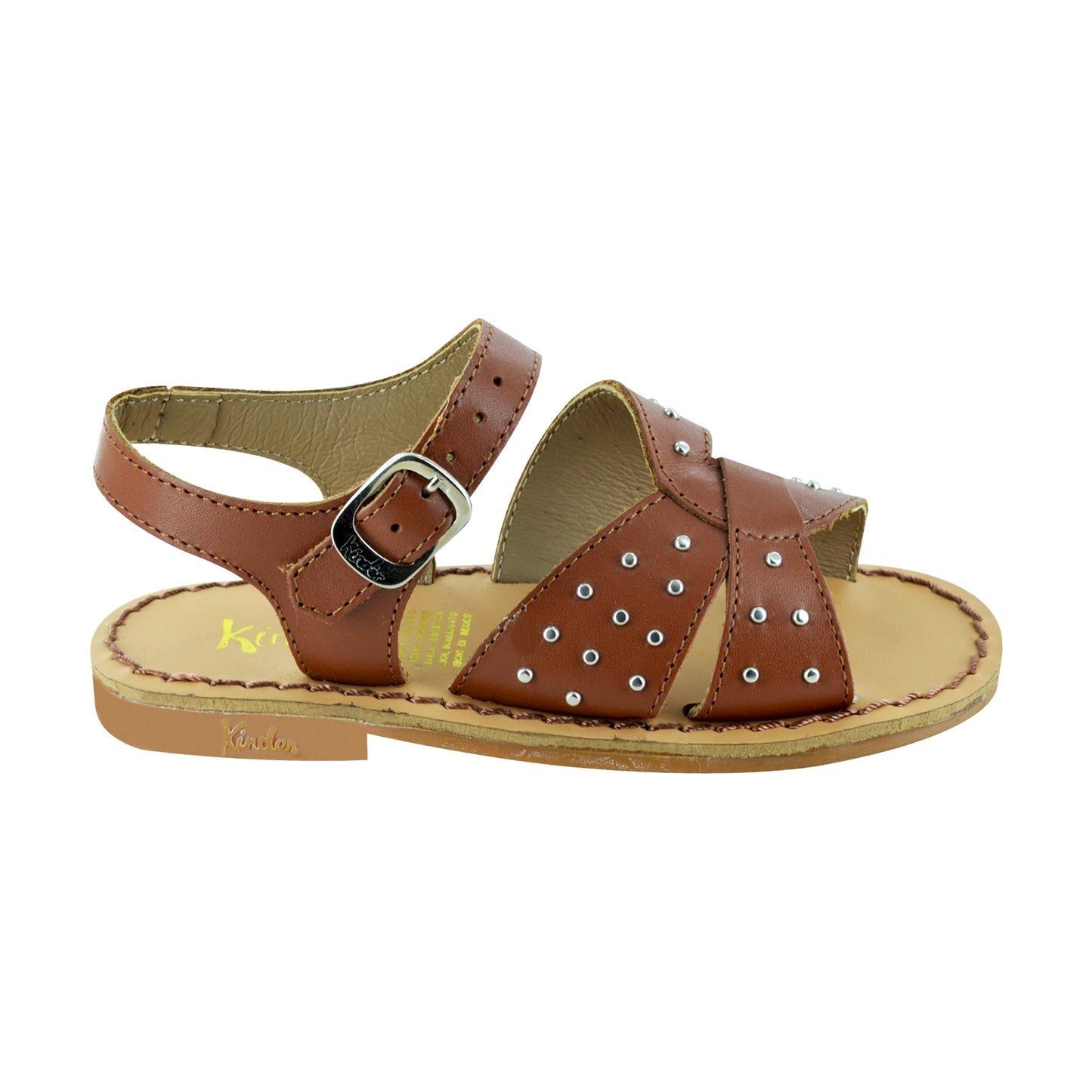 HUARACHE EN PIEL 7234 OCRE