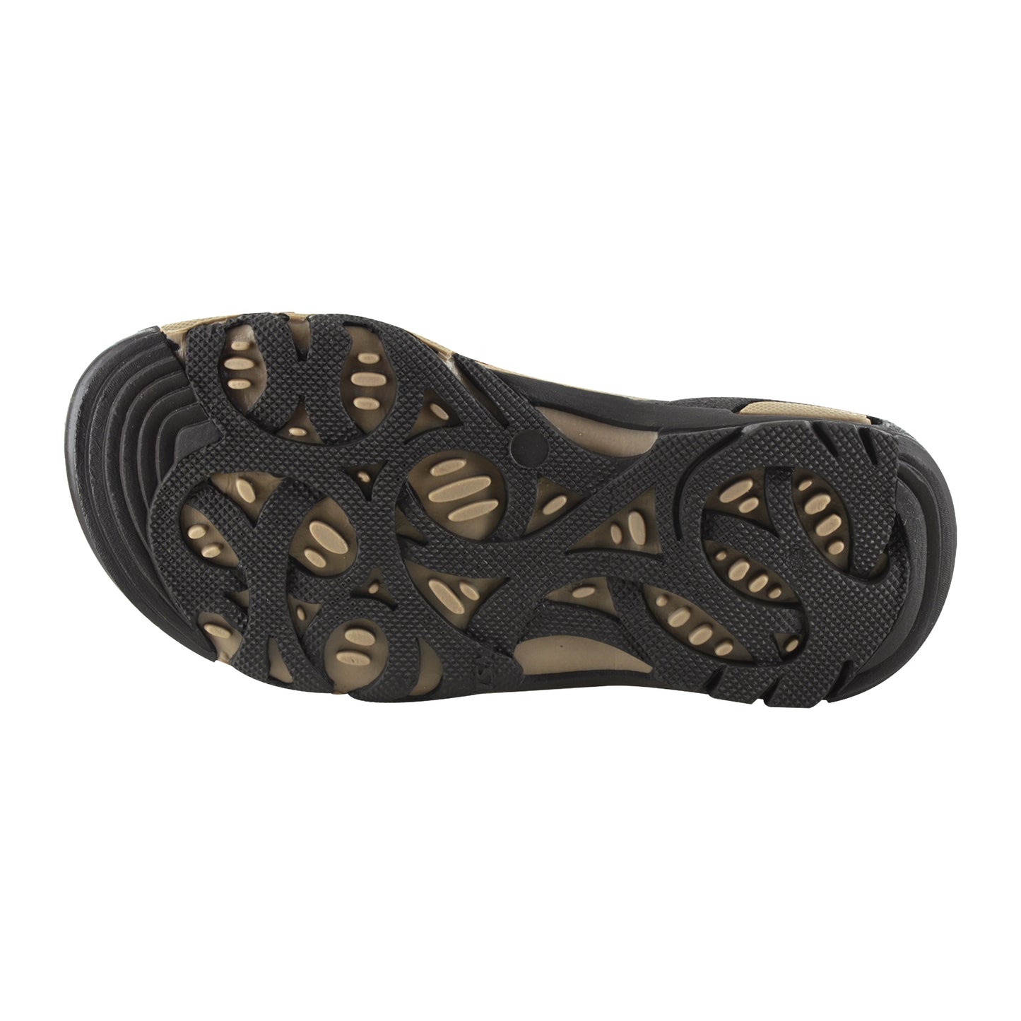 HUARACHE EN PIEL 7405 CAFÉ MULTICOLOR