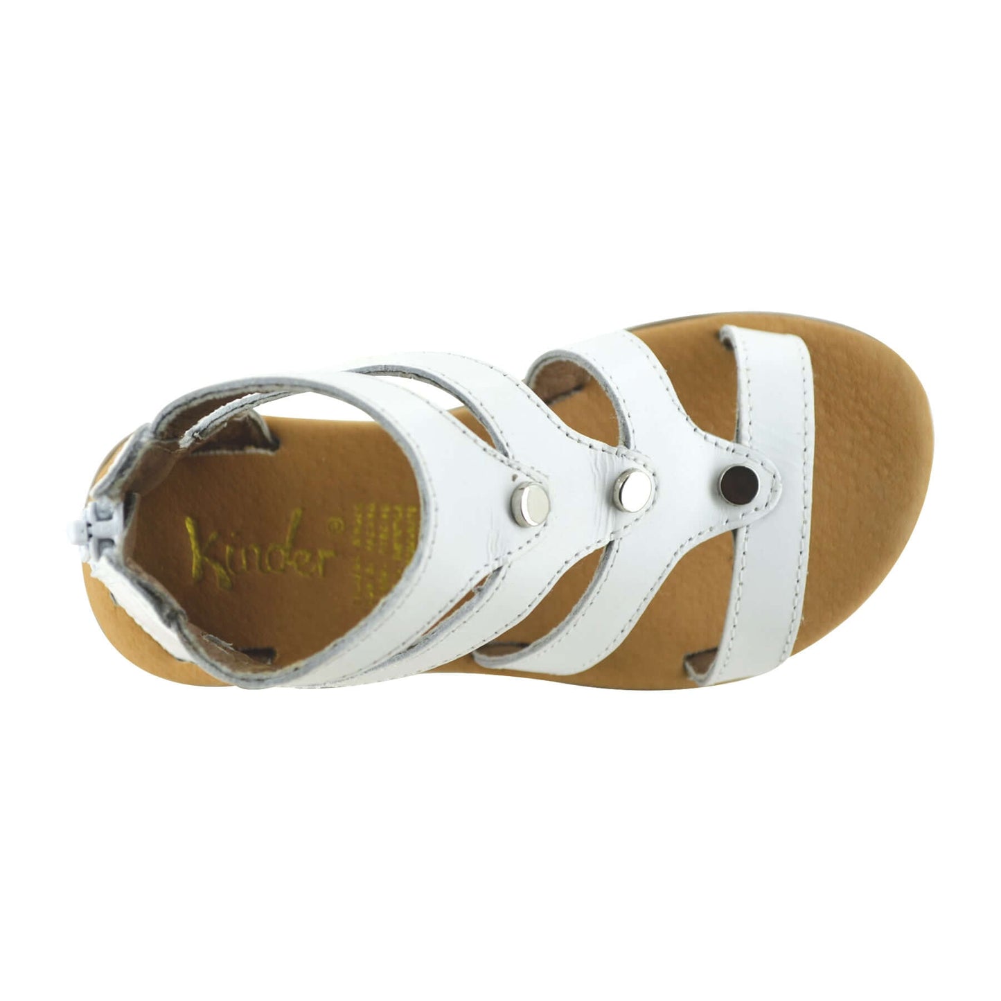 HUARACHE EN PIEL 7901 BLANCO
