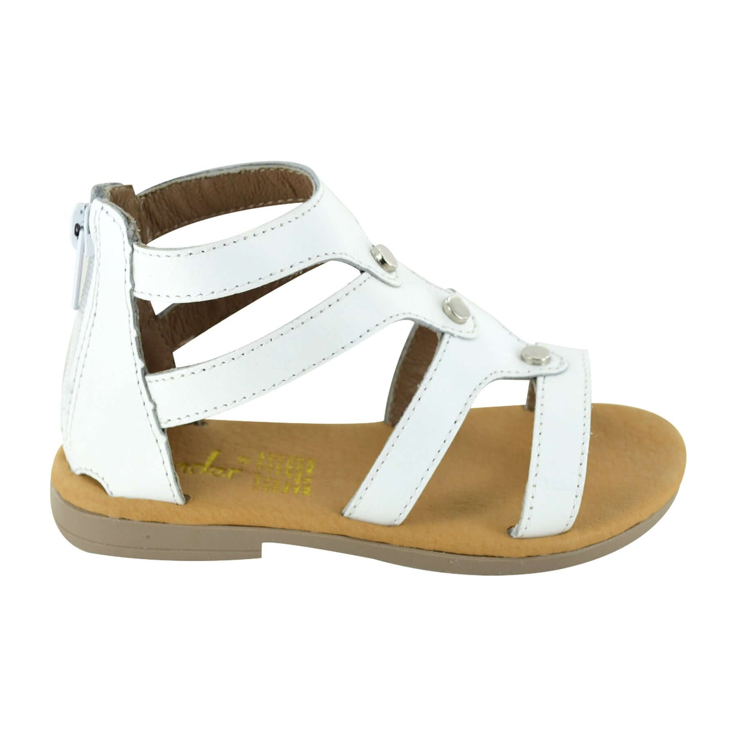 HUARACHE EN PIEL 7901 BLANCO